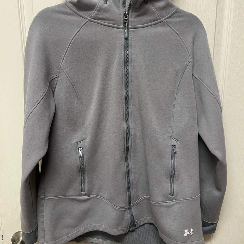 Under Armour ColdGear Infrared Hooded Winter Jacket Women's Grey Large
